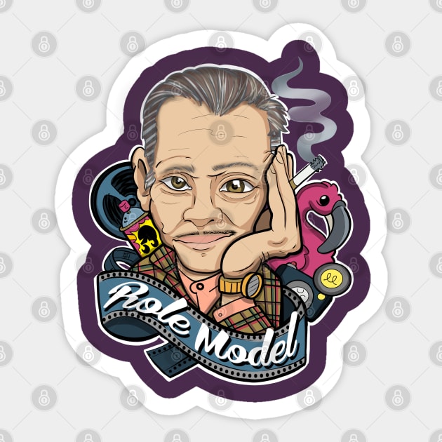 Role Model Sticker by InkyMcStapleface